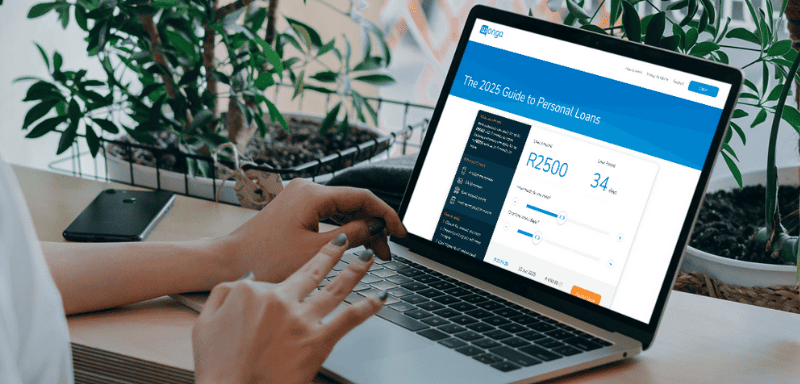 Person using the Wonga platform.